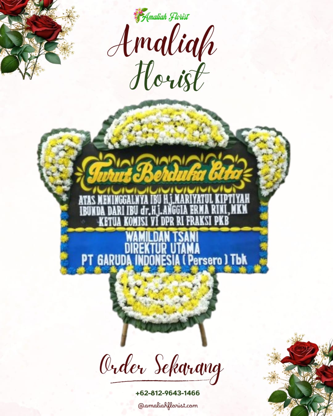 Papan Bunga Duka Baguala